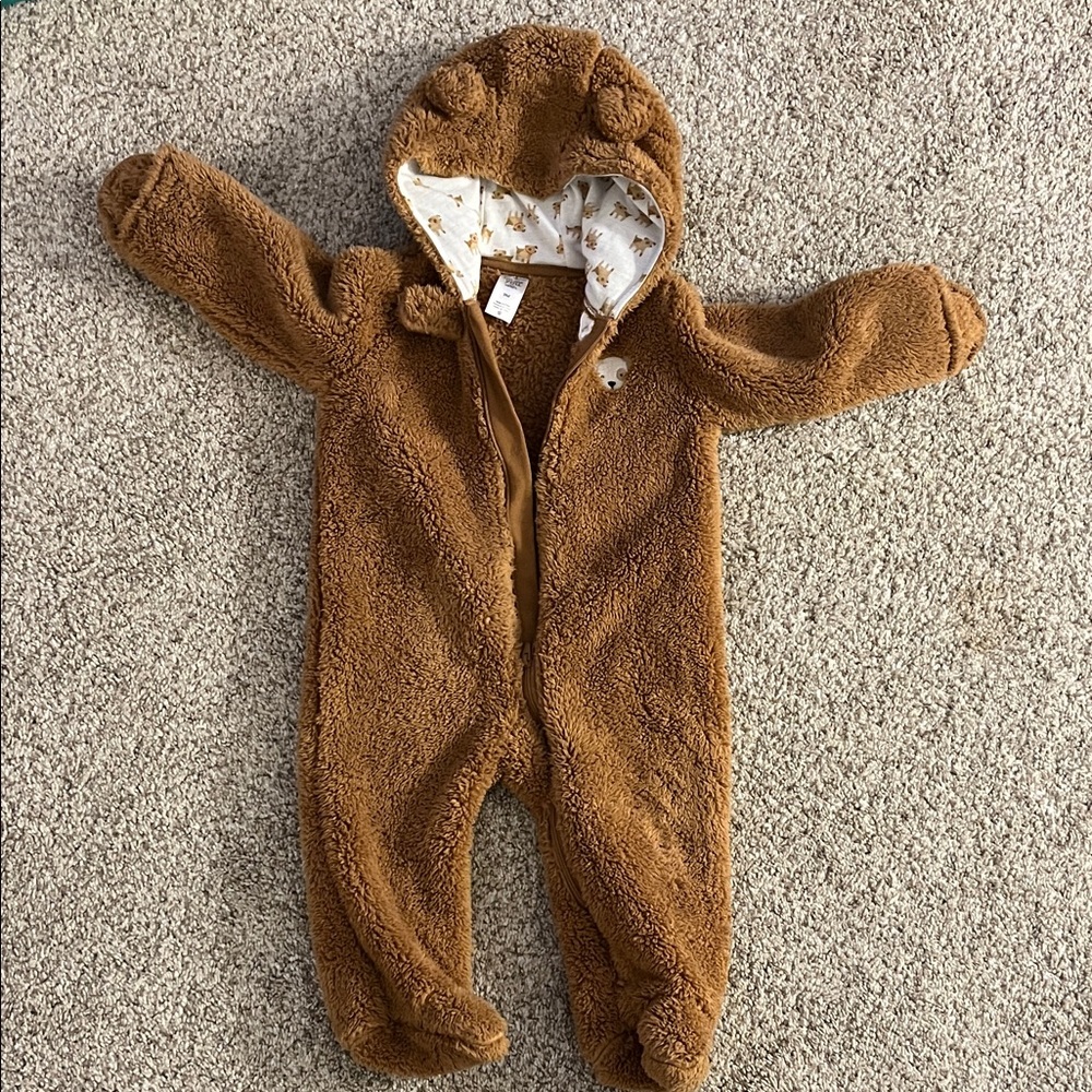 Carter's Warm Brown Fleece Footie